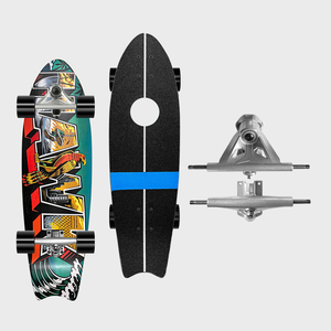 Planche de <span class=keywords><strong>surf</strong></span> <span class=keywords><strong>skate</strong></span> surfskate <span class=keywords><strong>32</strong></span>'' Swallowtail pour camions CX4, design personnalisé, forte force motrice, vente chaude - Product Image 1