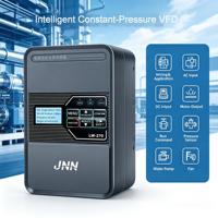 Convertisseur de fréquence intelligent JNN monté sur sac à dos AC380V 5,5KW avec contrôle de pression constante pour pompes à eau.