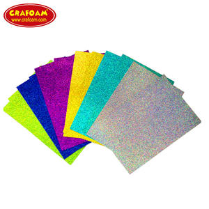 반짝이 EVA 폼 시트 GOMA EVA ESCARCHADA 보드 A4 크기 롤 1.8mm-10mm 두께 절단 인쇄 포장 가능 - Product Image 6