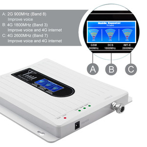 Di động tín hiệu Extender 900MHz 1800MHz 2600MHz Điện thoại di động tăng cường tín hiệu mạng Repeater mạng tăng cường - Product Image 3