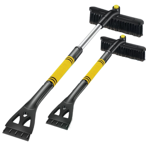 4-In-1 Buckle Type Telescopic Soft Plastic <strong>Snow</strong> Removal <strong>Brush</strong> For Car <strong>Snow</strong> <strong>Brush</strong> <strong>Ice</strong> <strong>Scraper</strong> <strong>Snow</strong> Shovel - Product Image 1