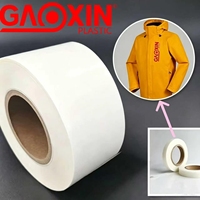 Ruban adhésif thermofusible double face en TPU de bonne qualité pour le collage sans couture des ourlets de vêtements, des t-shirts, des capuches de vestes d'extérieur et des patte de boutonnage