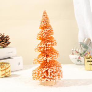 Mini adorno de árbol de Navidad en espiral de alta calidad con luces, pantalla de escritorio personalizada o ventana, regalo de Navidad festivo - Product Image 4