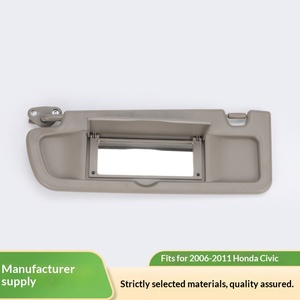 <span class=keywords><strong>Pare</strong></span>-<span class=keywords><strong>soleil</strong></span> gris chaud côté droit Civic 83280-SNA-01ZC 83230-SNA-A01ZC OLIVER avec <span class=keywords><strong>ventouse</strong></span> – Avertissement : AIRBAG - Product Image 4