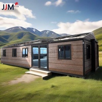 Maison Conteneur de Luxe Moderne Extensible à 2 Chambres de JJM Factory, Conception Respirante pour Hôtel et Villa, Modulaire Préfabriquée