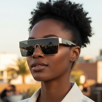 Kacamata Hitam Fashion Bingkai Logam Persegi Gaya Eropa Amerika Terbaru, Perlindungan UV400, Serbaguna untuk Wanita, Cocok untuk Aktivitas Luar Ruangan