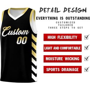 Conjunto de Camiseta de Baloncesto Reversible Personalizada para Hombre Adulto, con Nombre y Número Impresos, Cuello en V, Transpirable, Uniforme Sublimado - Product Image 3
