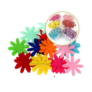 Assorted Color Felt Flowers Fabric Embellishments for DIY Crafts Sewing & Handcrafts Encouraging Textile & Fabric Creativity