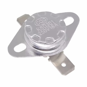 เทอร์โมสตัทแบบไบเมทัล KSD301 สวิตช์ควบคุมอุณหภูมิแบบกดติดปล่อยดับ รีเซ็ตอัตโนมัติ แบบปกติปิด แบบปกติเปิด สำหรับเครื่องใช้ไฟฟ้าขนาดเล็ก - Product Image 3