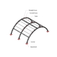 Arco de Soldadura de Precisión, Estructura de Arco de Aluminio Personalizable, Estable y Duradera para Espectáculos de Iluminación en Eventos