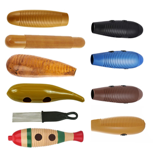 Soulmate Fish Guiro, Instrumento de <span class=keywords><strong>Percusión</strong></span> Latina con Raspadores, Guiro Profesional para Principiantes y Actuaciones en Vivo - Product Image 4