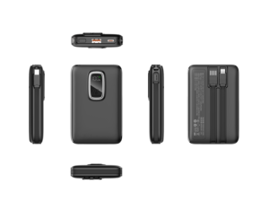 Batterie externe <span class=keywords><strong>portable</strong></span> de <span class=keywords><strong>petite</strong></span> <span class=keywords><strong>taille</strong></span> 10000mAh à charge rapide avec affichage numérique et câble Type-C PD20W intégré (entrée et sortie) - Product Image 3
