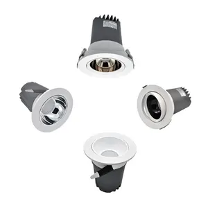 5 Tahun Garansi Australia Standar Emas Perak Spot Downlight Langit-langit Perumahan Tersembunyi 35W 30W Cob Dapat Disesuaikan Lampu Downlight