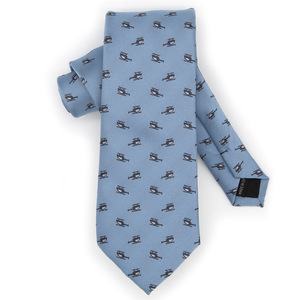 Conjunto de Corbata y Gemelos de Seda 100% Tejida a Mano con Diseño Personalizado de Avión - Product Image 4