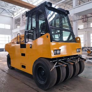 15 Ton 16 Ton Pneumatic Tire <b>Roller</b> Mini Tire Vibrating <b>Rubber</b> Road <b>Roller</b> for Sale - Product Image 2
