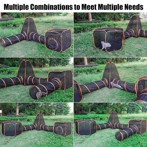 Groothandel Opvouwbare Kat <span class=keywords><strong>Tunnel</strong></span> Kat Speelgoed <span class=keywords><strong>Tunnel</strong></span> Duurzame Interactieve Buiten Pet Tent - Product Image 3