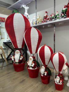 زينة كريسماس جديدة و كبيرة الحجم لداخل المنزل، دمية مبتكرة لشخصية بابا نويل، مجسم رجل الثلج، ومنطاد الهواء الساخن - Product Image 4