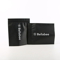 Sac d'emballage pour vêtements personnalisé, noir givré, avec fermeture éclair, pour t-shirt, sweat-shirt, vêtement