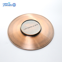 Plaque souvenir en métal bronze gaufré 3D personnalisée Plateau décoratif avec logo du pays Technique de coulée en alliage de zinc