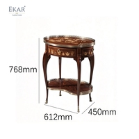 Table d'appoint EKAR Royal Manor |   Table d'appoint de luxe incrustée à la main |   Meubles sur mesure de style britannique