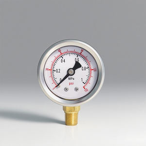 Nicht korrosives digitales Kessel manometer mit Gewinde flansch anschluss 0-15Psi Bereich YN40 Modell - Product Image 3