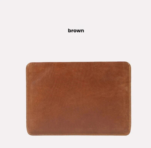 Nueva Funda Portátil Hecha a Mano de Cuero Genuino para <span class=keywords><strong>iPad</strong></span> y Laptop, Forro Interior para Cubierta de 14 Pulgadas, Funda de Cuero Vacuno de Primera Calidad - Product Image 5
