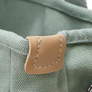 Petit sac fourre-tout avec fermeture éclair, sac fourre-tout pour femmes, sac à bandoulière en toile - Product Image 4