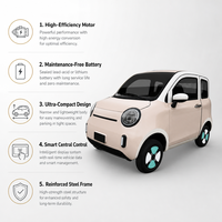 Voiture électrique compacte tendance, best-seller, 2 portes, 4 places, NEV pour les trajets urbains et les déplacements sur de courtes distances