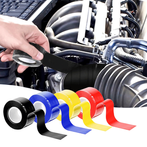 Self Fusing <strong>Silicone</strong> Tape Waterproof Black Self Amalgamating Tape,<strong>Silicone</strong> <strong>Rubber</strong> Tape for Plumbing,Sealing Pipes,<strong>Hose</strong> Repair - Product Image 1