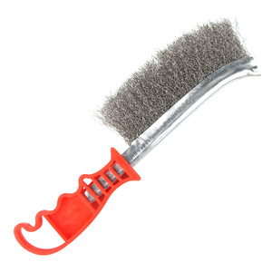 Industrial Wire <b>Brush</b> Steel Bristle 1mm Thickness Flat Design For Metal Rust Removal Polishing - Product Image 3