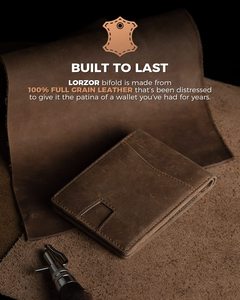 Thumbs-up tùy chỉnh tiền Clip RFID chặn 12 thẻ không khí tag ví, đầy đủ Hạt Da chính hãng của nam giới Ví với Hộp quà tặng - Product Image 6