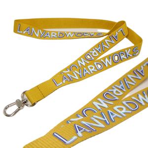 Longes de cou de marque de qualité supérieure avec bracelet en silicone imprimé 2D Logo imprimé en 2D Sérigraphie Matériau polyester durable - Product Image 1