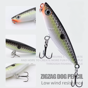 <span class=keywords><strong>Leurre</strong></span> <span class=keywords><strong>de</strong></span> pêche TGD Best Topwater Walk the Dog 40mm 2g, <span class=keywords><strong>leurre</strong></span> dur flottant, <span class=keywords><strong>stickbait</strong></span> <span class=keywords><strong>de</strong></span> <span class=keywords><strong>surface</strong></span> pour achigan, <span class=keywords><strong>brochet</strong></span>, musky, eau salée et eau douce - Product Image 2