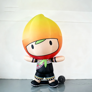 Mascotte gonflable personnalisée en forme de mangue, logo viral, décoration de dessin animé pour centre commercial, site touristique, <span class=keywords><strong>camping</strong></span>, enregistrement, affichage commercial - Product Image 2