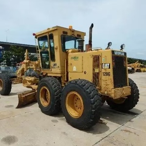 Venta caliente Motor Grader Caterpillar 120K 120h 120g Grader en Shanghai con el precio más bajo En stock - Product Image 3