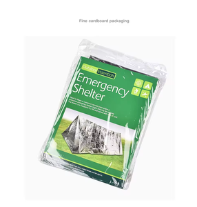 Cắm Trại Đi Bộ Đường Dài Ngoài Trời PE nhôm phim ấm Windproof khẩn cấp viện trợ đầu tiên túi ngủ - Product Image 5