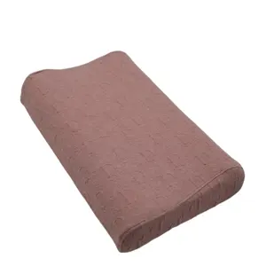 특히 미장원 안마 테이블을 위한 침목의 모든 유형을 위해 적응되는 뜨개질을 한 면 유액 베개
