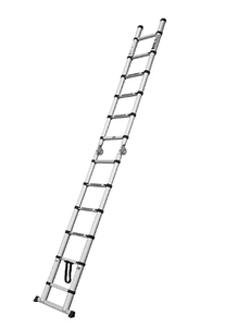 Scala Telescopica Pieghevole in Alluminio <span class=keywords><strong>PULETE</strong></span> di Alta Qualità, Design a Giunto di Bambù, Certificata EN131, Capacità di Carico 150kg, per Uso in Villa - Product Image 6