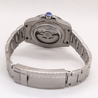 Fournisseur professionnel, vente directe de montres-bracelets mécaniques automatiques pour hommes en saphir, 40 mm, avec cadran.