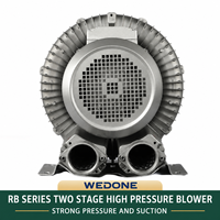 Souffleur d'air latéral WEDONE RB-83D-1 4 kW pour séchage industriel, collecte de poussière et applications d'aspiration