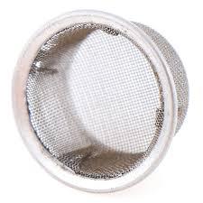 40 50 60 80 100 <strong>Mesh</strong> 200 150 <strong>Micron</strong> Brass Rimmed Inox <strong>304</strong> Wire <strong>Mesh</strong> Filter Strainer Cap for Industrial Filtering - Product Image 2