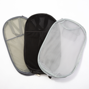 wholesale home Folding collapsible laundry storage bag & basket mesh laundry washing bag