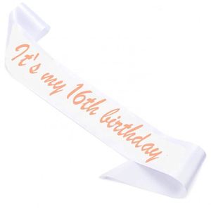 Rose Gold Happy Sweet <b>16</b> Glitter Kit 16Th <b>Birthday</b> Party Decorations - Product Image 2