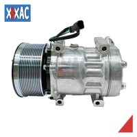 Compresseur de climatisation automobile adapté aux excavatrices Caterpillar 320D 320D2 323D2 329E 323F 330F SD7H15 372-9295 12PK 24V