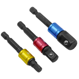 <span class=keywords><strong>3</strong></span> unids/set 1/4 "<span class=keywords><strong>3</strong></span>/8" 1/<span class=keywords><strong>2</strong></span> "vástago hexagonal cuadrado taladro adaptador taladro de impacto de brocas Bar adaptador de enchufe - Product Image 3