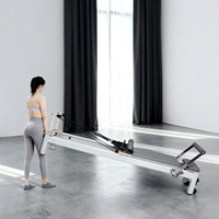 Máquina de Pilates Profesional Personalizada con Marco de Aleación de 2400 mm, 6 Resortes, Comercial, Nórdica, Premium, Ligera, de Aluminio