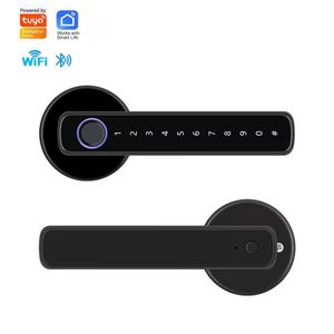 Sixwgh tuya Thông Minh Vân Tay Cho Bluetooth Ứng Dụng Key/Mật Khẩu Nhập Sinh Trắc Học An Ninh Khóa Cho Ngoài Trời Nhà Khách Sạn Cửa Gỗ - Product Image 1