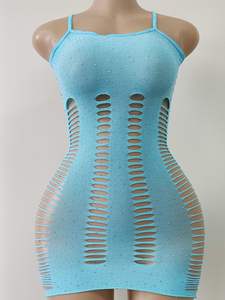 TZ57 para <span class=keywords><strong>Amazon</strong></span>, lencería brillante caliente para <span class=keywords><strong>mujer</strong></span>, falda, vestido <span class=keywords><strong>de</strong></span> malla, Bodystocking, ropa <span class=keywords><strong>de</strong></span> actuación para Ballet, traje <span class=keywords><strong>de</strong></span> baile exótico - Product Image 5