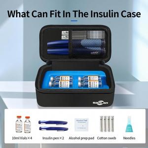 Customized Insulin Pen Vial <b>Cooler</b> Travel Case Can Put with Ice Brick or Gel Pack Storage for Diabetic Supplies - Product Image 2