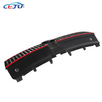 Calandre de pare-chocs avant de voiture en nid d'abeille, Grille ABS de Style GTI pour Volkswagen VW Polo 6R 2009 2010 2011 2012 2013 2014
